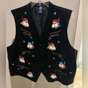 Vintage Christmas Vest